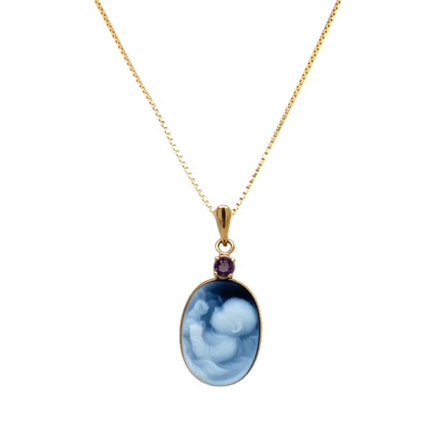 Heaven Sent | 10 kt Gold and Birthstone Pendant