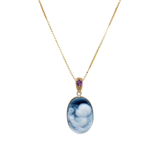 Heaven Sent | 10 kt Gold and Birthstone Pendant