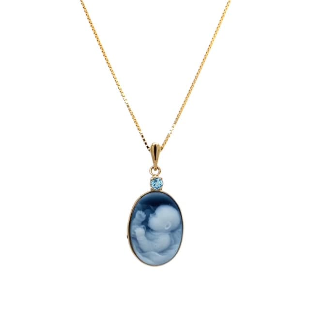 Heaven Sent | 10 kt Gold and Birthstone Pendant