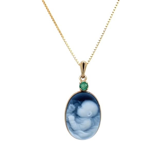Heaven Sent | 10 kt Gold and Birthstone Pendant