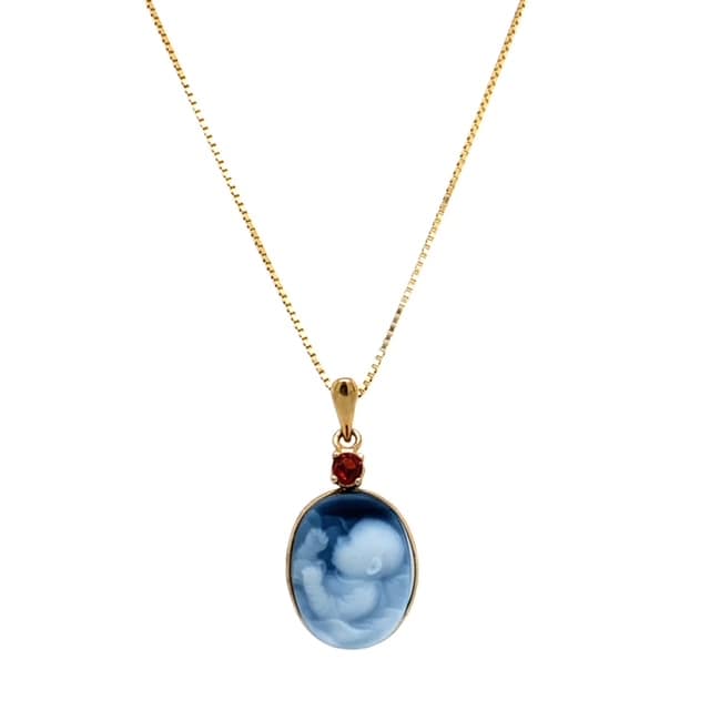 Heaven Sent | 10 kt Gold and Birthstone Pendant
