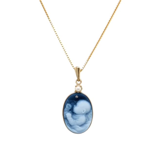 Heaven Sent | 10 kt Gold and Birthstone Pendant