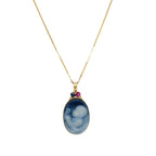 Heaven Sent | 10 kt Gold and Birthstone Pendant