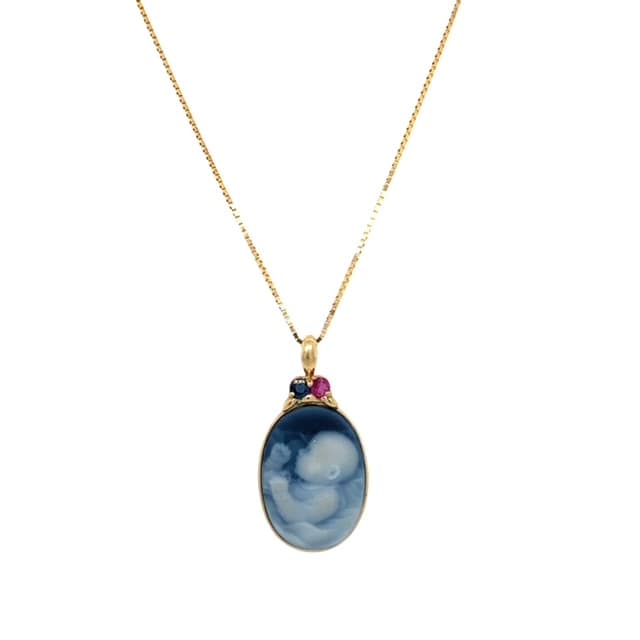 Heaven Sent | 10 kt Gold and Birthstone Pendant