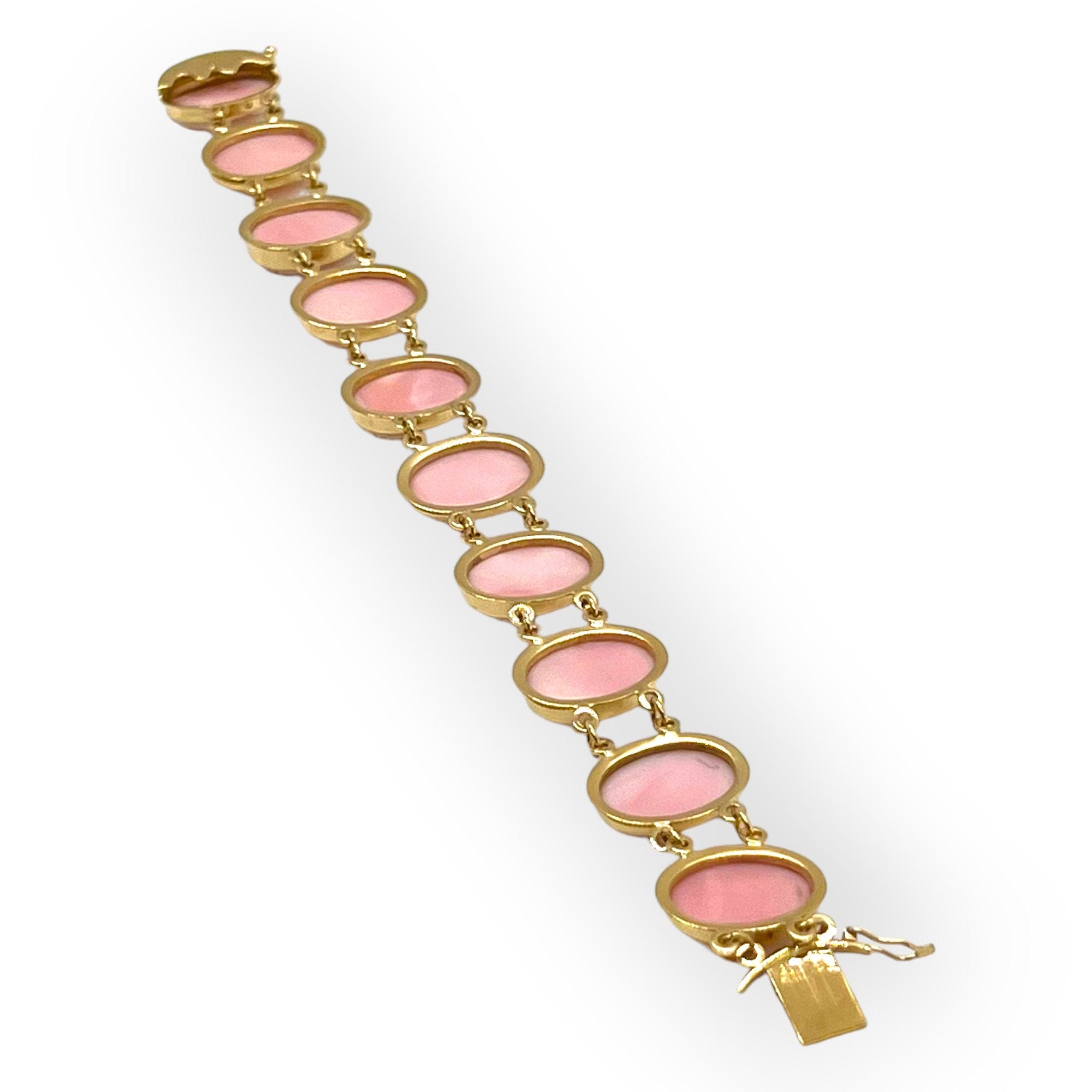 Pink Muse | 14kt Gold Victorian Link Bracelet