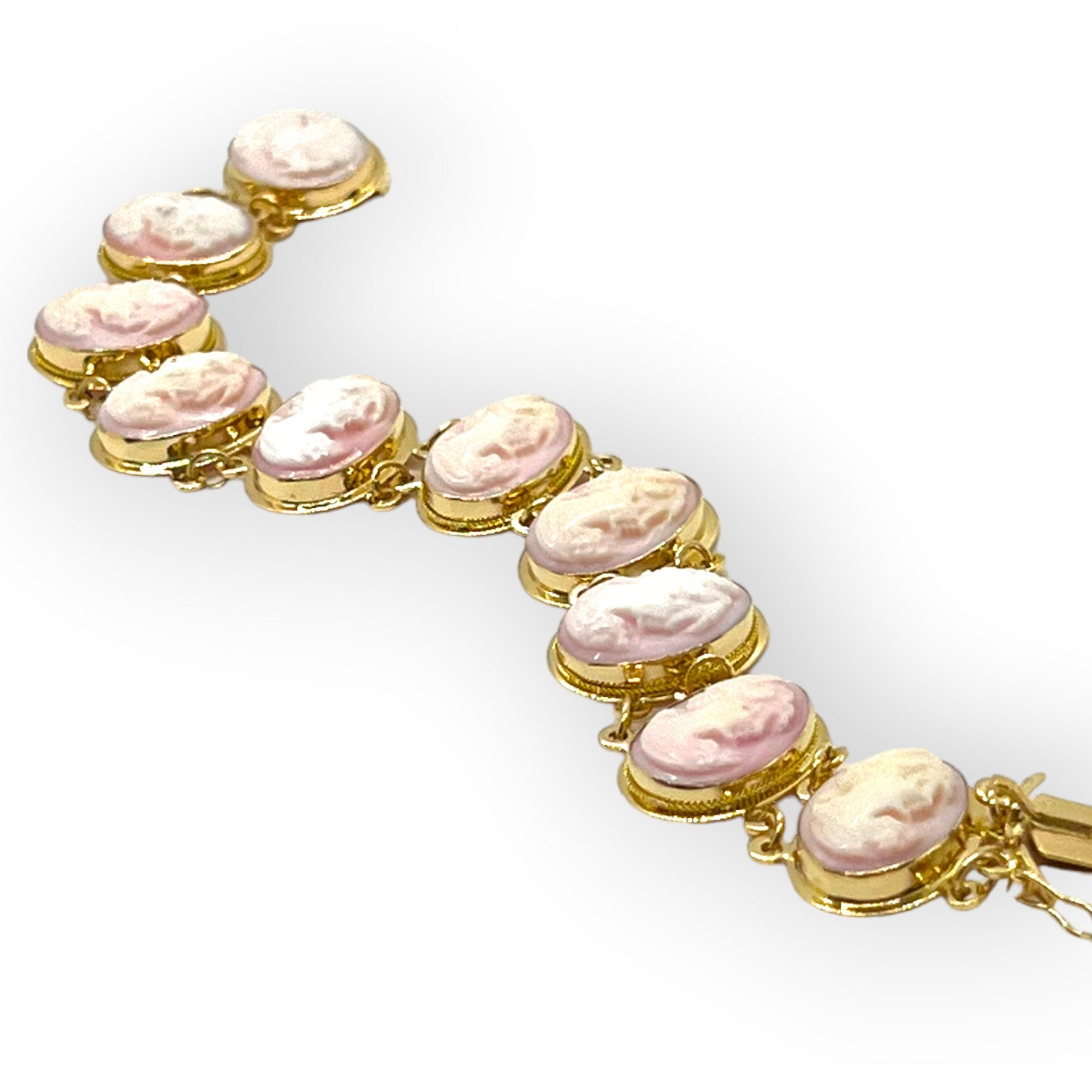 Pink Muse | 14kt Gold Victorian Link Bracelet