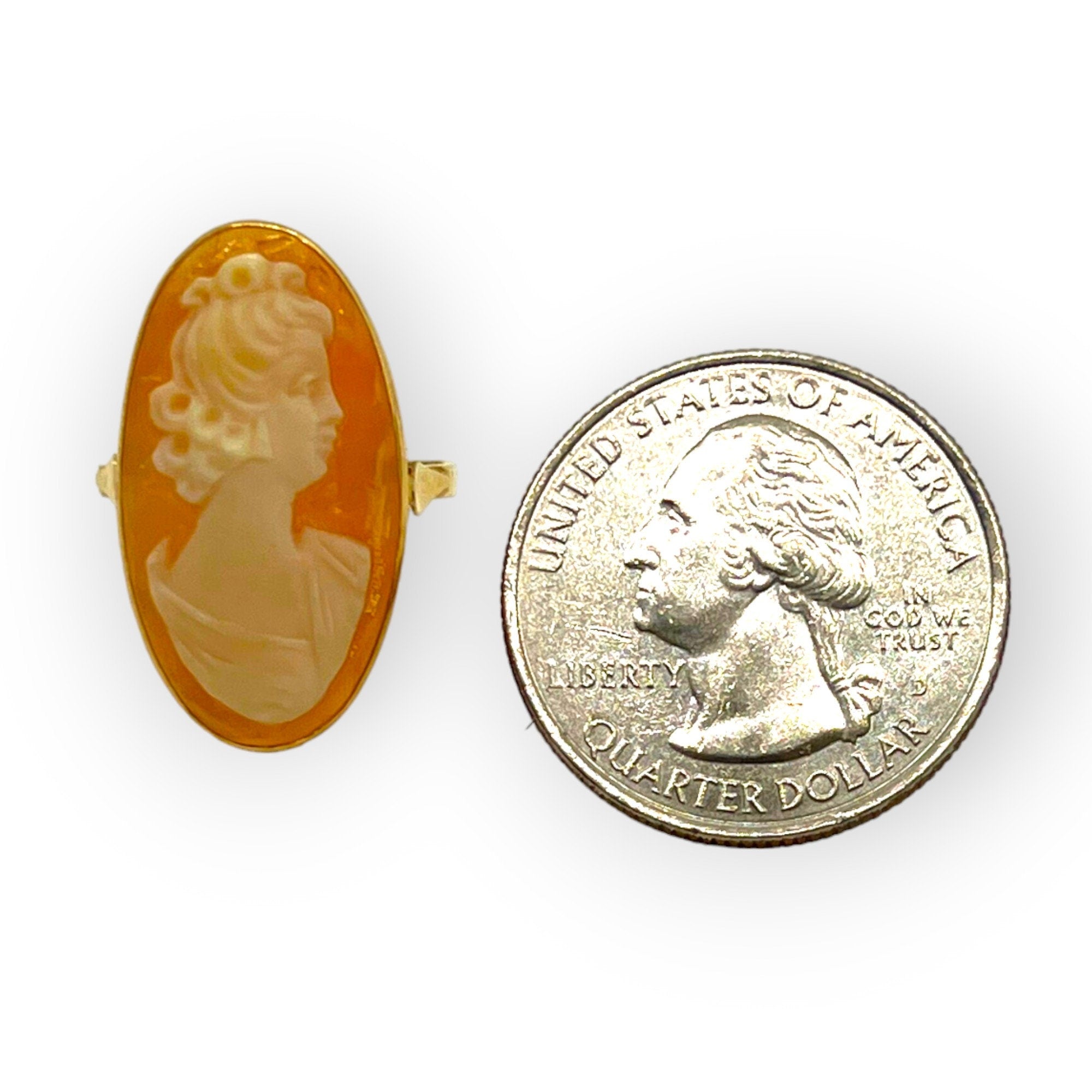 Regal Silhouette | 14kt Gold Victorian Ring