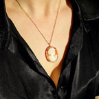 Lady of Elegance | 14kt Gold Victorian Brooch Pendant