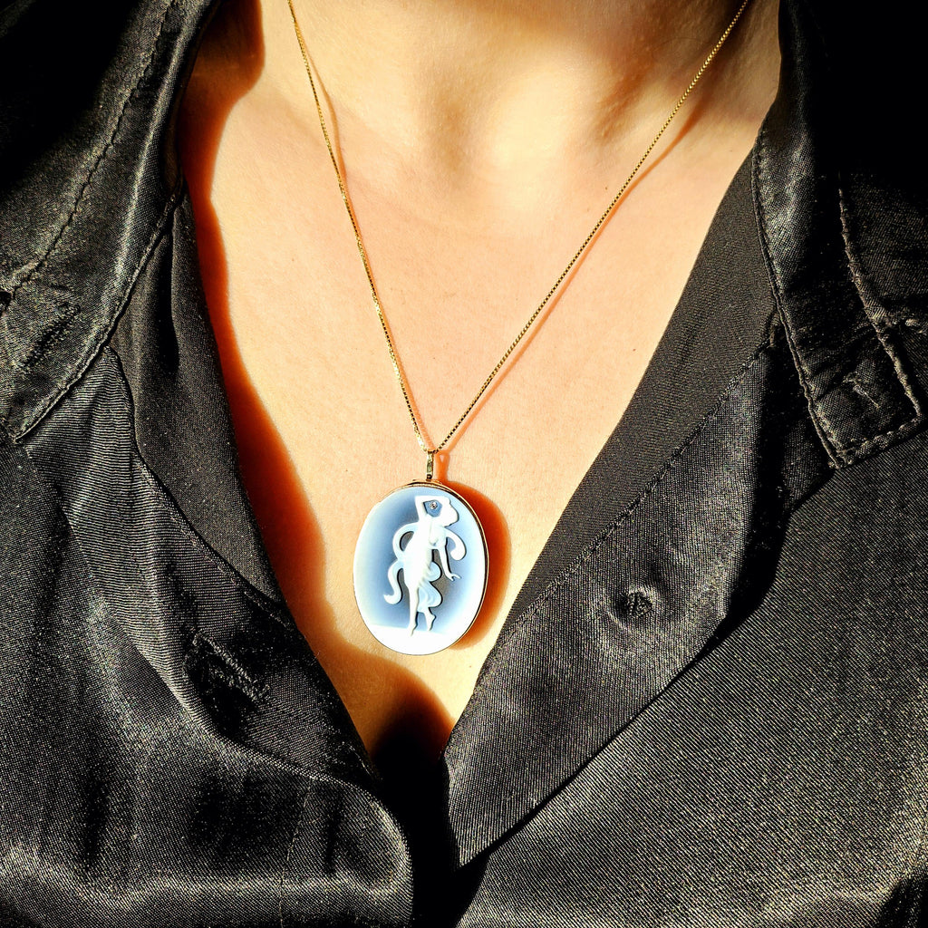 Dancing In The Wind | Large 14kt Gold 14kt Gold Brooch Pendant