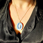 Dancing In The Wind | Large 14kt Gold 14kt Gold Brooch Pendant