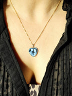 Bride & Groom | 14kt Gold Heart Pendant