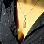 Fleur | 14kt Gold  Tear Drop Pendant
