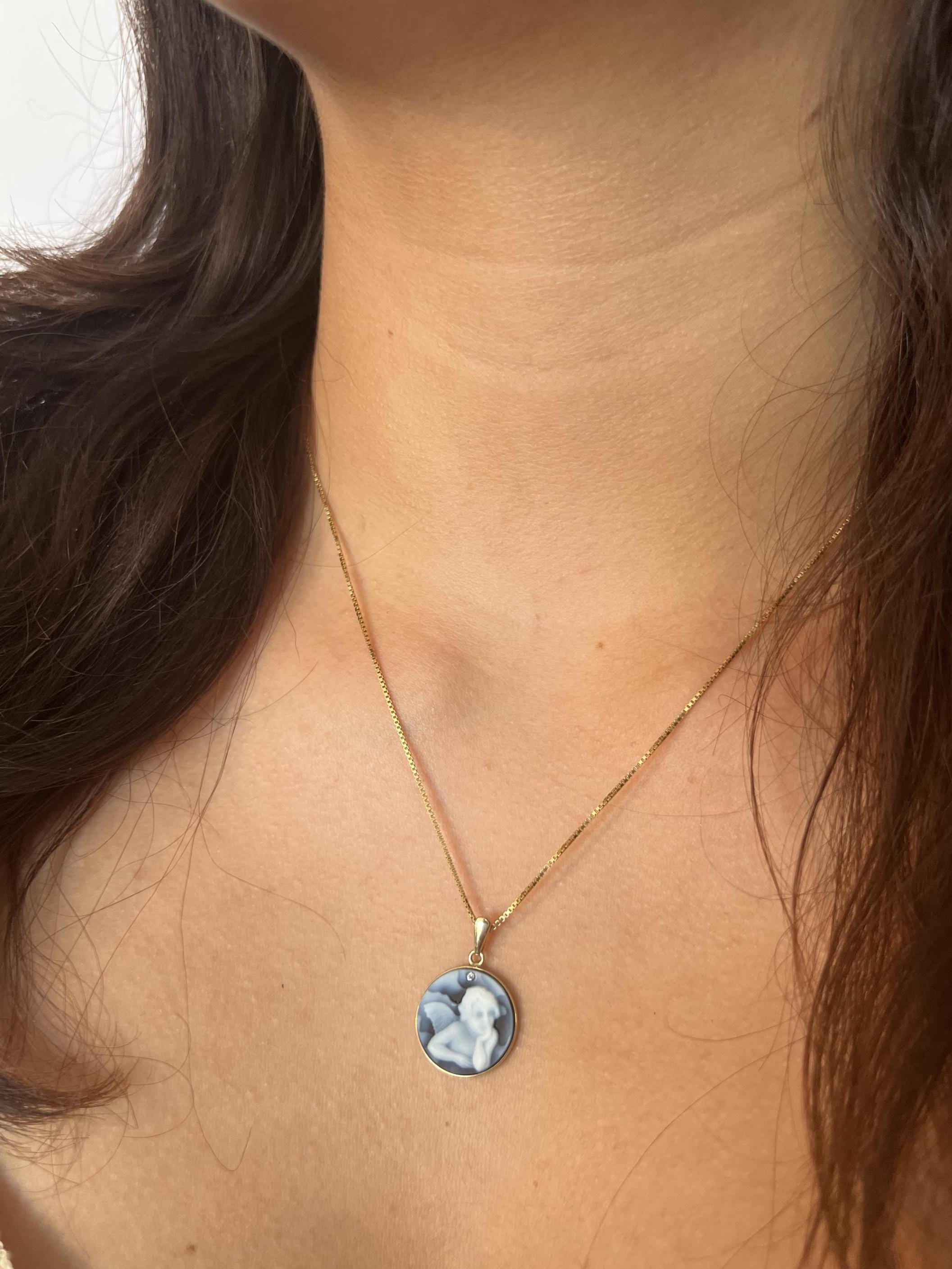 Angel Cherub | 14kt Gold Pendant