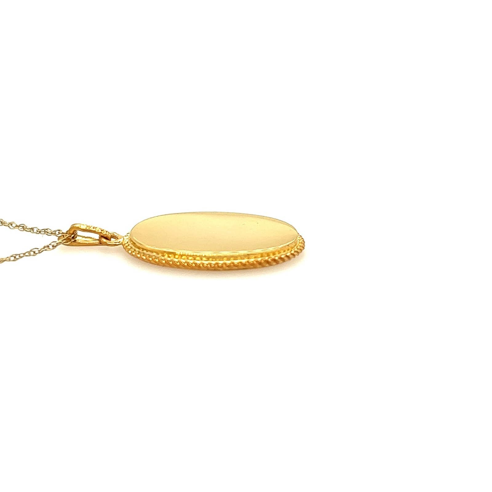 Diamond Accent 18K Gold Plated "Angel Holding Baby" Blue Agate Cameo Pendant