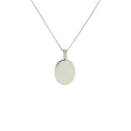 Silver Blue Agate "Three Generations" Cameo Pendant