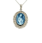Angel | Sterling Silver, Filigree Frame Pendant