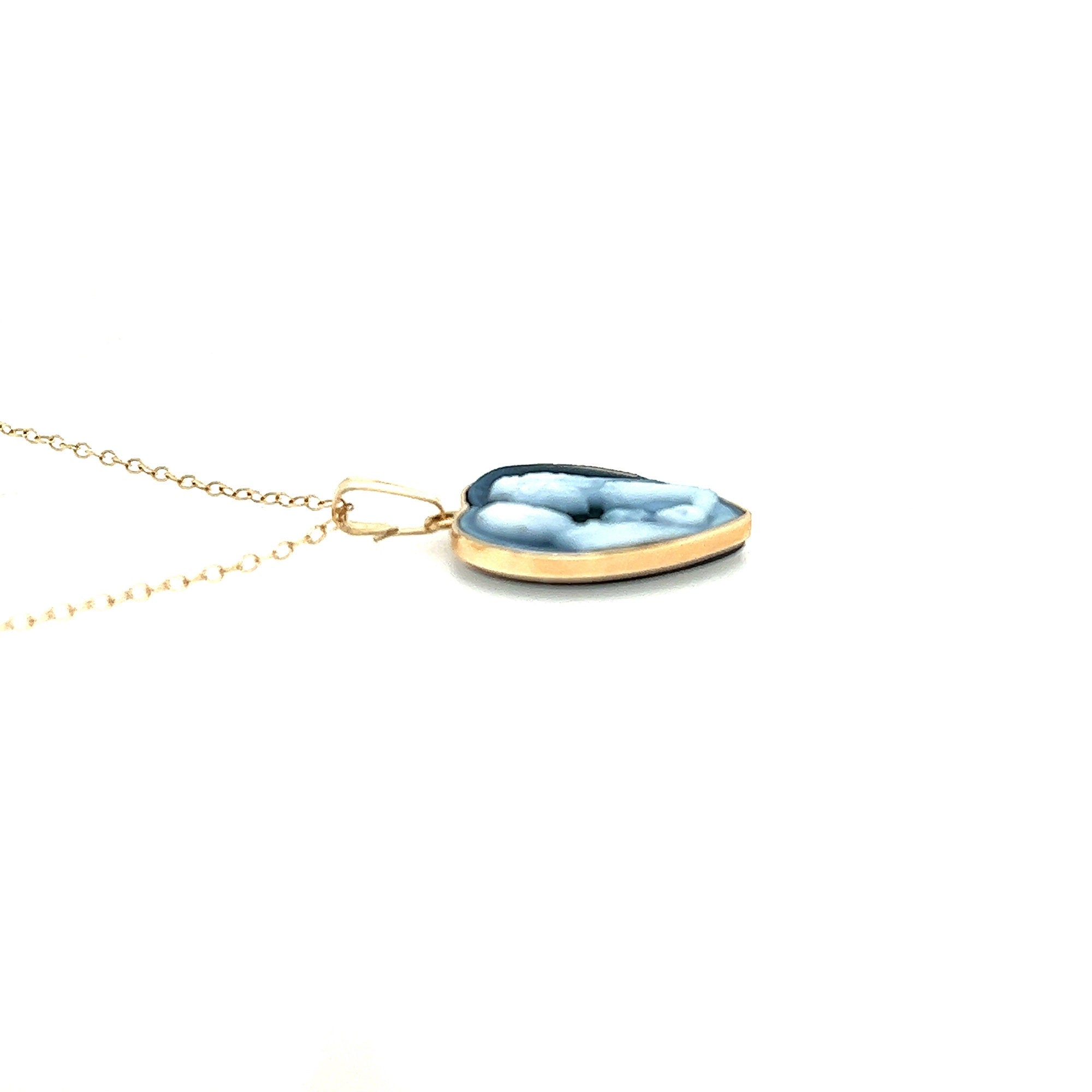 Bride & Groom | 14kt Gold Heart Pendant