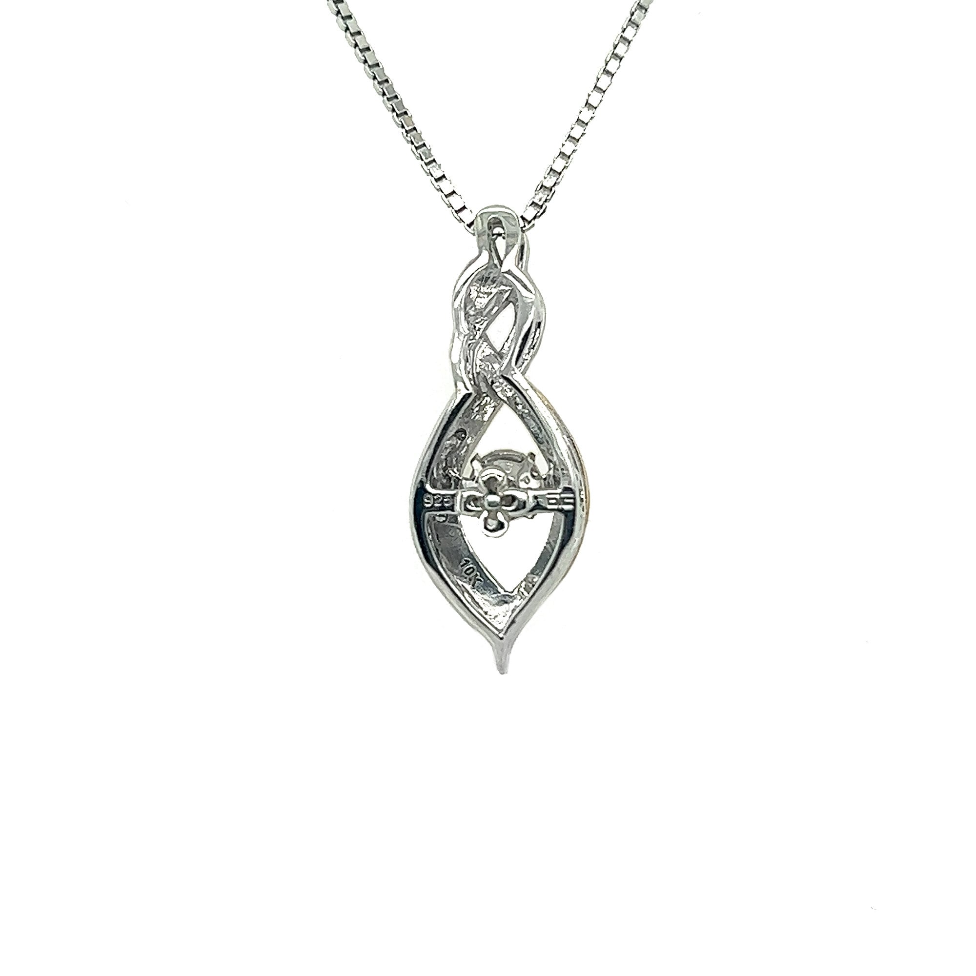 'Rocking Stone' Diamond Pendant Necklace