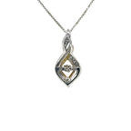 'Rocking Diamond' Infinity Necklace