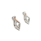 Rocking Created Opal And White Sapphire Accent Infinity Earrings