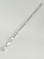 Sterling Silver Figaro Link 8" Bracelet