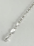 Sterling Silver Figaro Link 8" Bracelet
