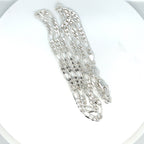 Sterling Silver Figaro Link  24" Necklace